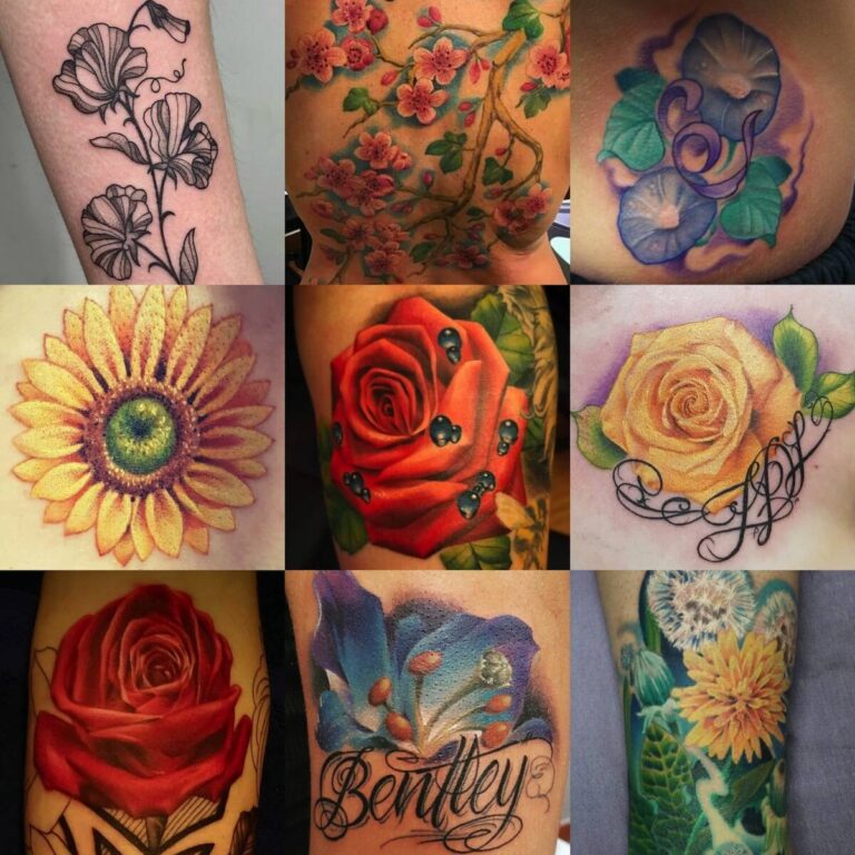 Best Tattoo Artist for Flowers Near Me Toronto Ontario